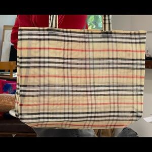 Burberry Style Tote Bag